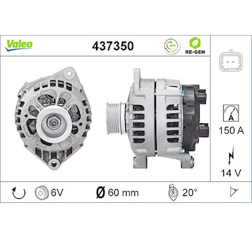 generátor VALEO 437350