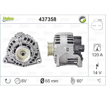 generátor VALEO 437358