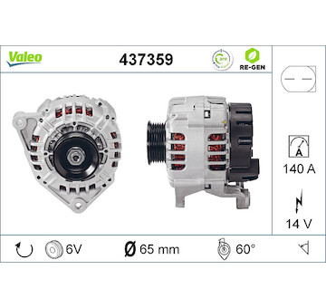 generátor VALEO 437359