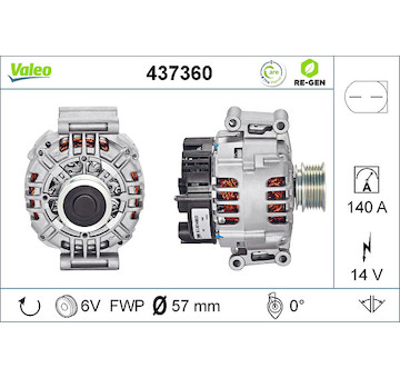 generátor VALEO 437360