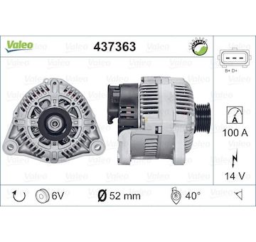 generátor VALEO 437363