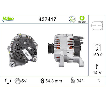 generátor VALEO 437417