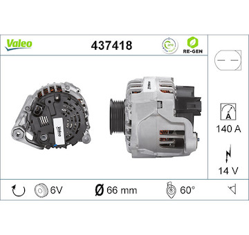 generátor VALEO 437418