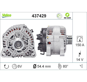 generátor VALEO 437429