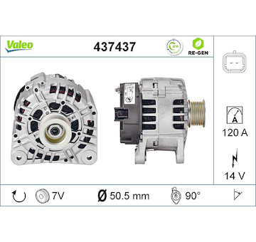 generátor VALEO 437437