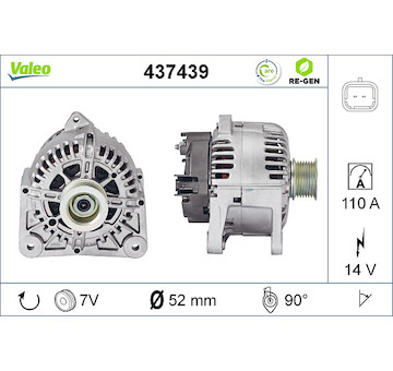 generátor VALEO 437439