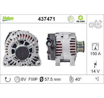 generátor VALEO 437471