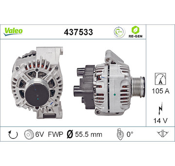 generátor VALEO 437533