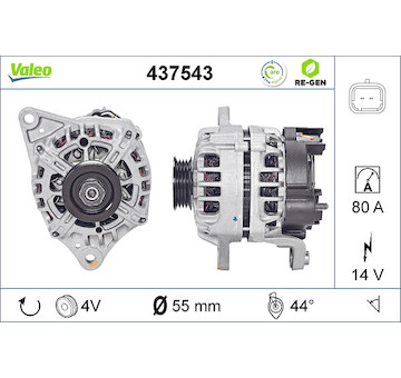 generátor VALEO 437543
