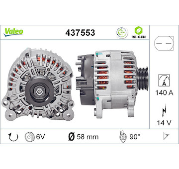 generátor VALEO 437553
