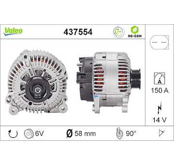 generátor VALEO 437554
