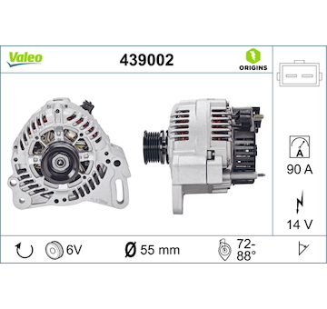 generátor VALEO 439002