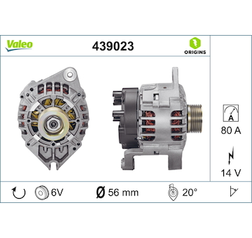 generátor VALEO 439023