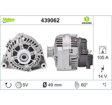 generátor VALEO 439062