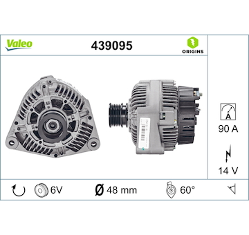 generátor VALEO 439095