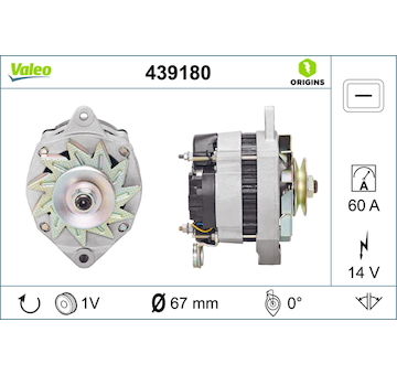 generátor VALEO 439180