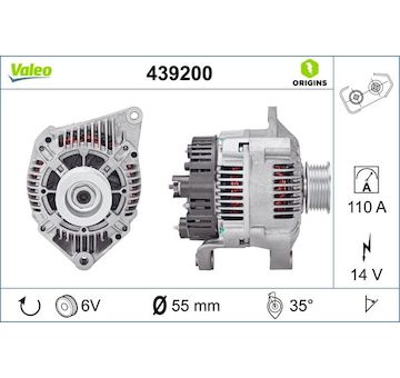 generátor VALEO 439200