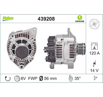 generátor VALEO 439208