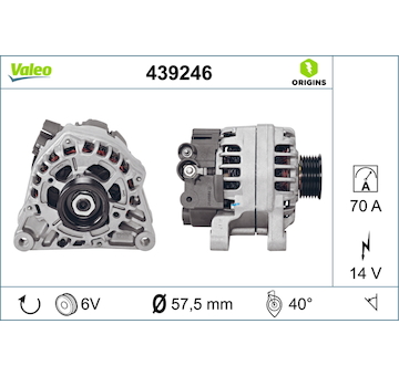 generátor VALEO 439246
