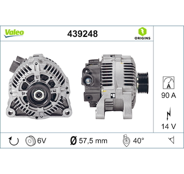 generátor VALEO 439248