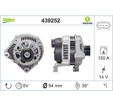 generátor VALEO 439252