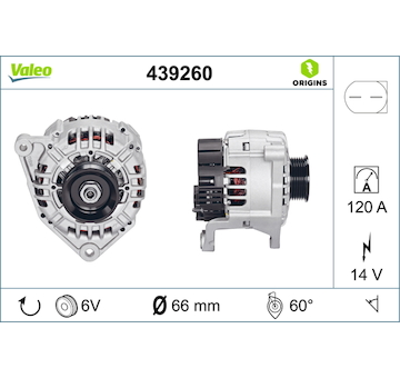 generátor VALEO 439260