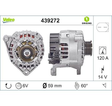 generátor VALEO 439272
