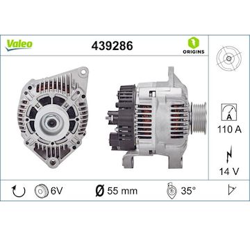generátor VALEO 439286