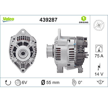 generátor VALEO 439287