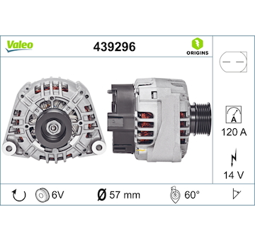 generátor VALEO 439296