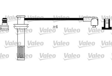 Sada kabelů pro zapalování VALEO 346391