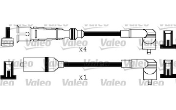 Sada kabelů pro zapalování VALEO 346362