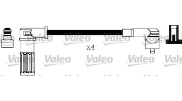 Sada kabelů pro zapalování VALEO 346262
