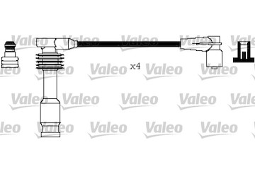 Sada kabelů pro zapalování VALEO 346212