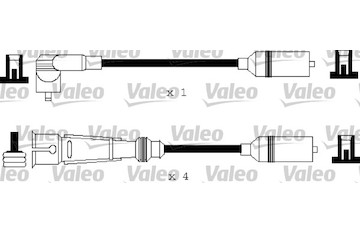 Sada kabelů pro zapalování VALEO 346179