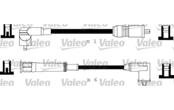 Sada kabelů pro zapalování VALEO 346171