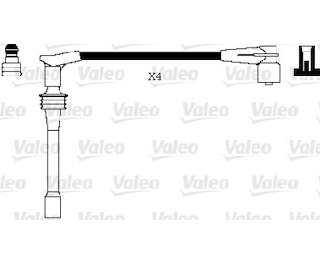 Sada kabelů pro zapalování VALEO 346098