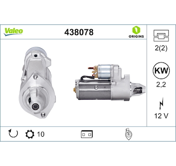 Startér VALEO 438078