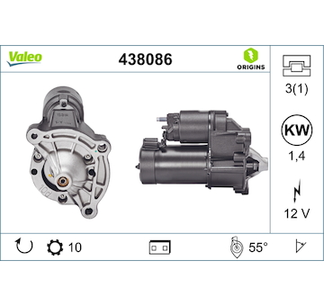 Startér VALEO 438086