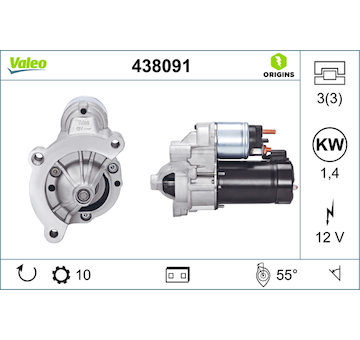Startér VALEO 438091