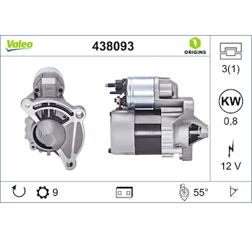 Startér VALEO 438093