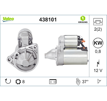 Startér VALEO 438101