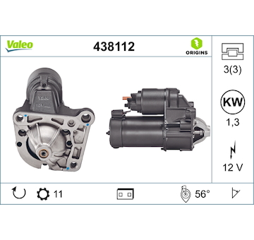Startér VALEO 438112