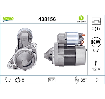 Startér VALEO 438156