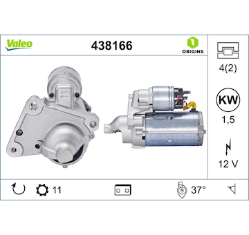 Startér VALEO 438166