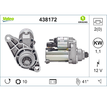 Startér VALEO 438172