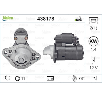 Startér VALEO 438178