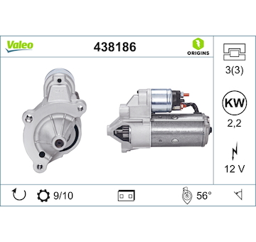 Startér VALEO 438186