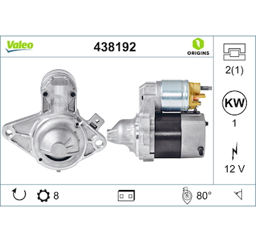 Startér VALEO 438192