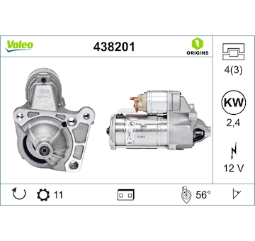 Startér VALEO 438201